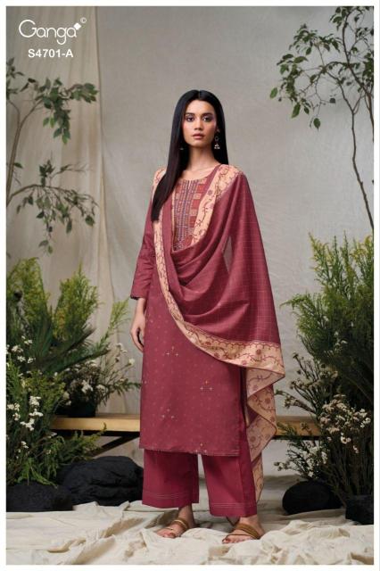 Ganga fariyra 4701 dress material wholesale manufacturer